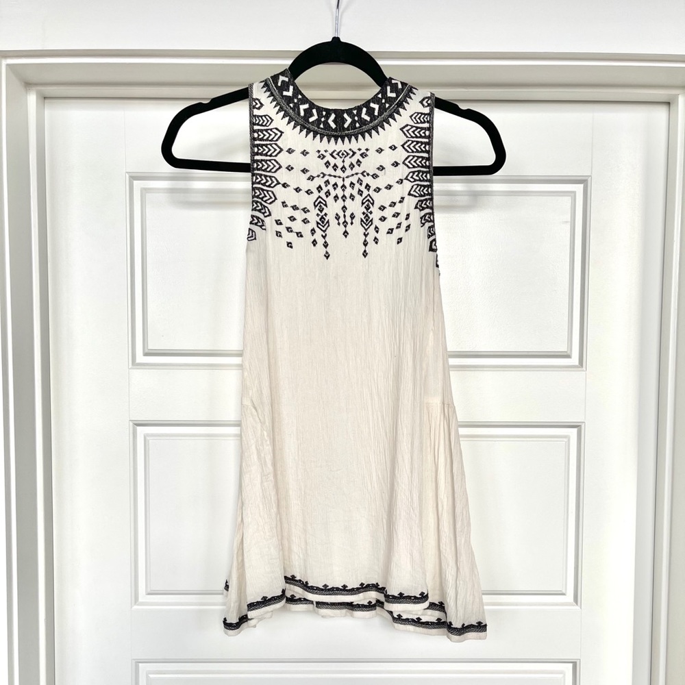 Cream and black Altar’d State Tank